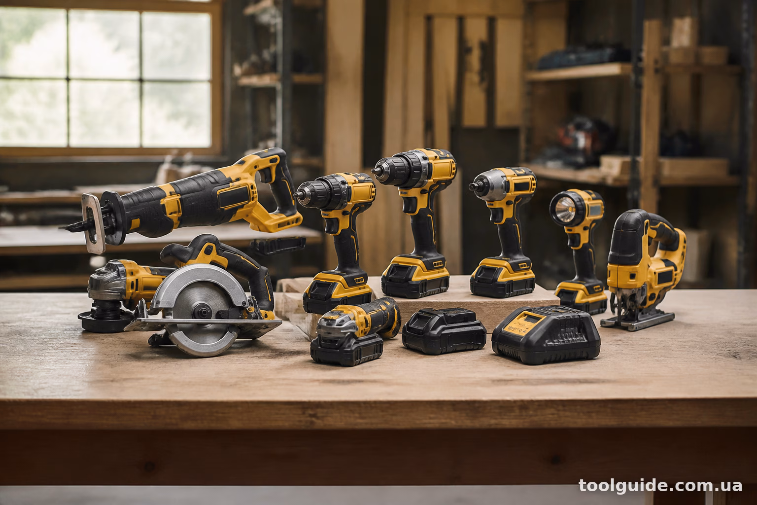 DeWalt 18V XR — які інструменти працюють від цієї батареї